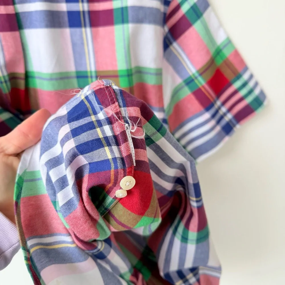 Ralph Lauren Plaid Oxford Shirt size XL